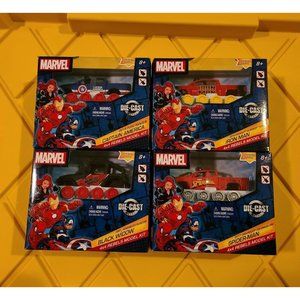 Marvel 4x4 Rebels Model Kit Lot Of 4 BlckWidow Iro